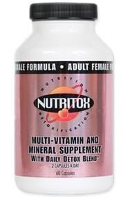 Nutritox Female Multivitamin - elite personal trainers, Virtual Fitness Training, Virtual fitness classes, Nutrition Guidance | Elevate Fitness