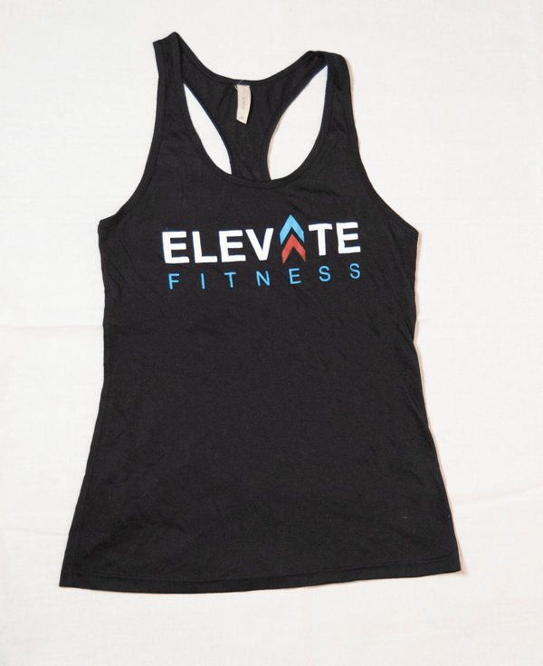Black Women's Razorback - elite personal trainers, Virtual Fitness Training, Virtual fitness classes, Nutrition Guidance | Elevate Fitness