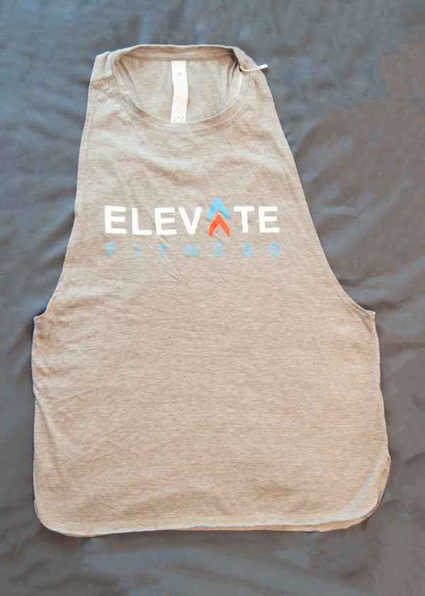 Gray Women's Tank - elite personal trainers, Virtual Fitness Training, Virtual fitness classes, Nutrition Guidance | Elevate Fitness