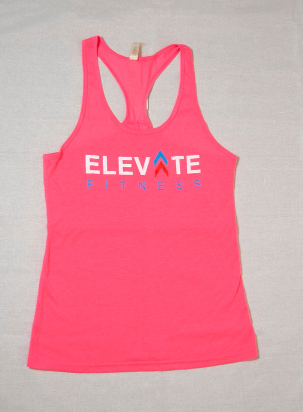 Pink Women's Razorback - elite personal trainers, Virtual Fitness Training, Virtual fitness classes, Nutrition Guidance | Elevate Fitness